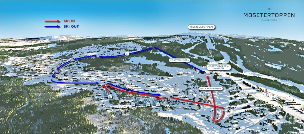 Mosetertoppen Panorama, Anneks 2B - Hafjell Dış mekan fotoğraf
